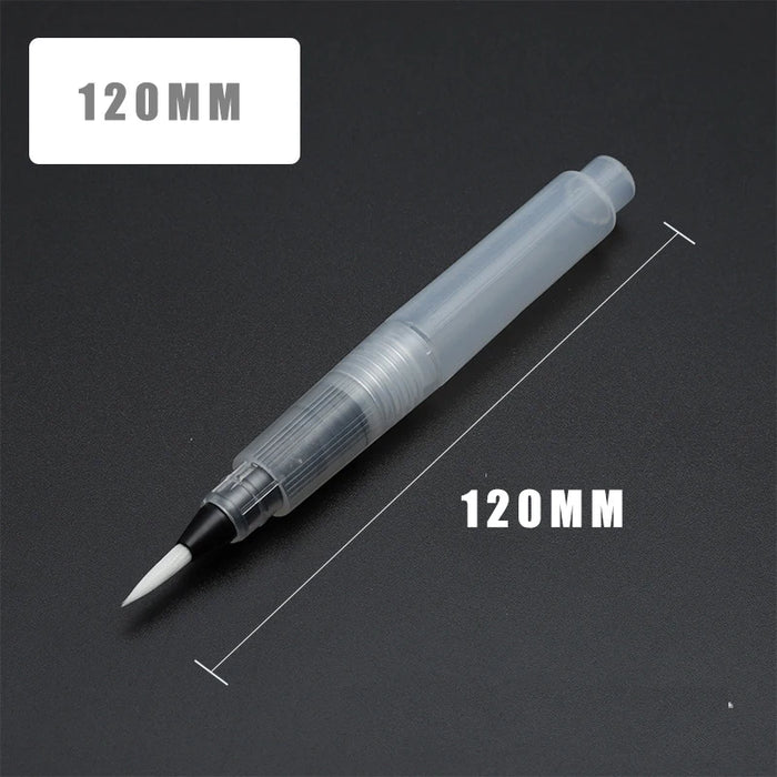 Ginflash Pennello ricaricabile Pennello ad acqua Penna a inchiostro Colore ad acqua Testa morbida Calligrafia Colori ad acquerello Pittura
