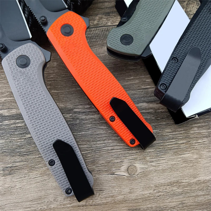 Convenient Survival Hunting Fishing Fruit Knife Nylon Fiber Handle High Hardness Mountaineering EDC Folding Knife