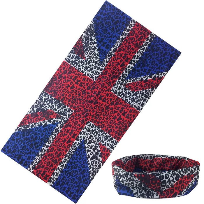 Sciarpa al collo con anello magico con teschio Fascia per capelli Bandana multifunzionale Viso Tubo tubolare senza cuciture Sciarpe unisex per uomo donna