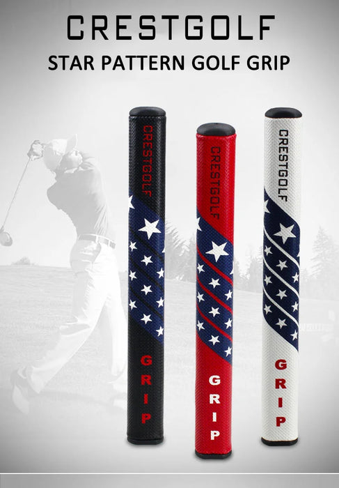 CRESTGOLF Nuove mazze da golf Grip 2.0 Golf Putter Grip Star Pattern PU Golf Grip Antiscivolo Golf Grip Sostituzione 1 pezzo