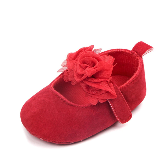 2025 nuove scarpe da bambino floreali carine per neonato ragazza da bambino scarpe da principessa suola morbida prewalker scarpe da bambino antiscivolo 0-18M