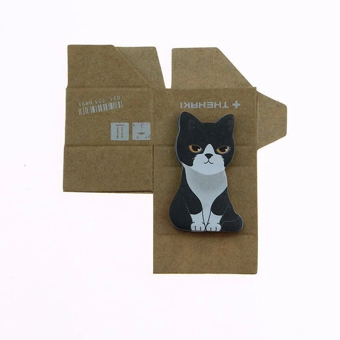 Grazioso gattino kawaii note adesive adesivo simpatico gattino blocco note memo pad ufficio postale scuola cancelleria fornitura gatto regalo divertente cane