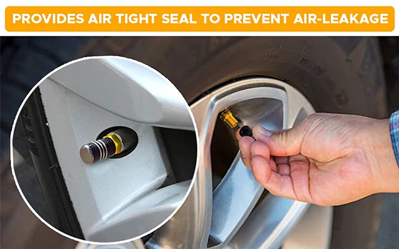 8Pc Cappucci per valvole per pneumatici Copri stelo per cerchioni Tappo per ruota automatico antipolvere Cappucci per capezzoli in lega di alluminio per auto e moto Bici