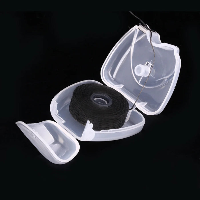 AZDENT 50m Carbone di Bambù Flosser Dentale Denti Puliti Filo Interdentale Denti Flosser Dente Pulito O Filo Bobina Incorporato