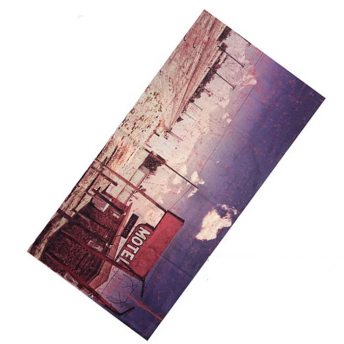 Sciarpa al collo con anello magico con teschio Fascia per capelli Bandana multifunzionale Viso Tubo tubolare senza cuciture Sciarpe unisex per uomo donna