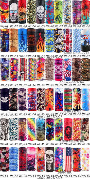 New Fashion Fascia per capelli Sciarpa Anello magico Collo Drago Bandana Varietà Turbante Cappuccio Multi funzione Tubolare senza cuciture per moto