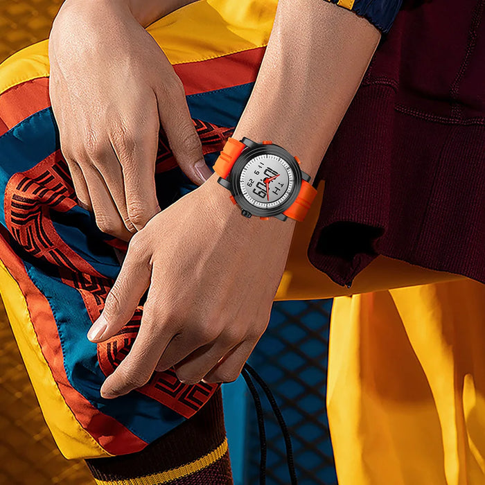 SINOBI orologi sportivi da uomo doppio Display analogico digitale LED orologi da polso al quarzo elettronici da uomo orologio impermeabile multifunzionale