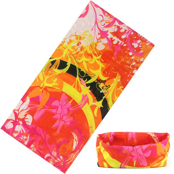 Nuova bandana multifunzionale fascia per capelli anello sciarpa al collo foglie mimetiche sciarpa magica tubolare senza cuciture regalo per il bambino