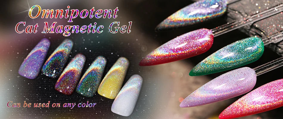 BORN PRETTY 1 Pz Forte Gatto Bastone Magnetico Manico Nero Piastra Effetto 9D Per Gatto Gel Magnetico Nail Art Board Strumento di Arte Del Chiodo FAI DA TE