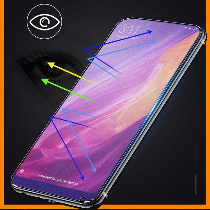 JGKK Per Xiaomi Mi Max 2 Max3 Della Miscela 3 Mix2S Copertura Completa Opaca Glassato Anti-blu In Vetro Temperato Per mi Mix2S Max2 Protezione Dello Schermo