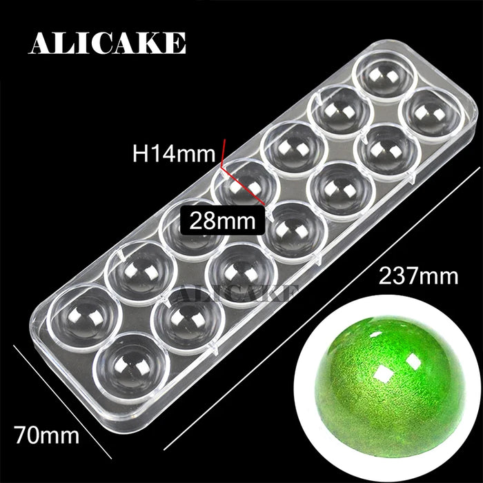 Stampo per cioccolato in policarbonato Stampi professionali per caramelle Bonbon Bar Stampo acrilico Dolciumi Cottura Pasticceria Utensili da forno