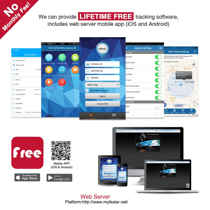 Localizzatore GPS per auto TK915 Localizzatore GPS 10000mAh Magnete Impermeabile IP65 Localizzatore GPS per auto Avviso antimanomissione APP gratuita a vita PK TKSTAR TK905