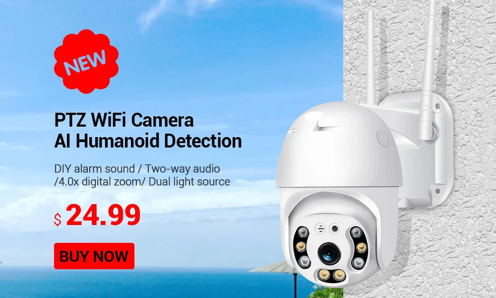 Hamrolte 5MP CCTV Camera 5MP 1.7MM Obiettivo Fisheye Telecamera panoramica AHD da 180 gradi Visione notturna Telecamera bullet esterna impermeabile