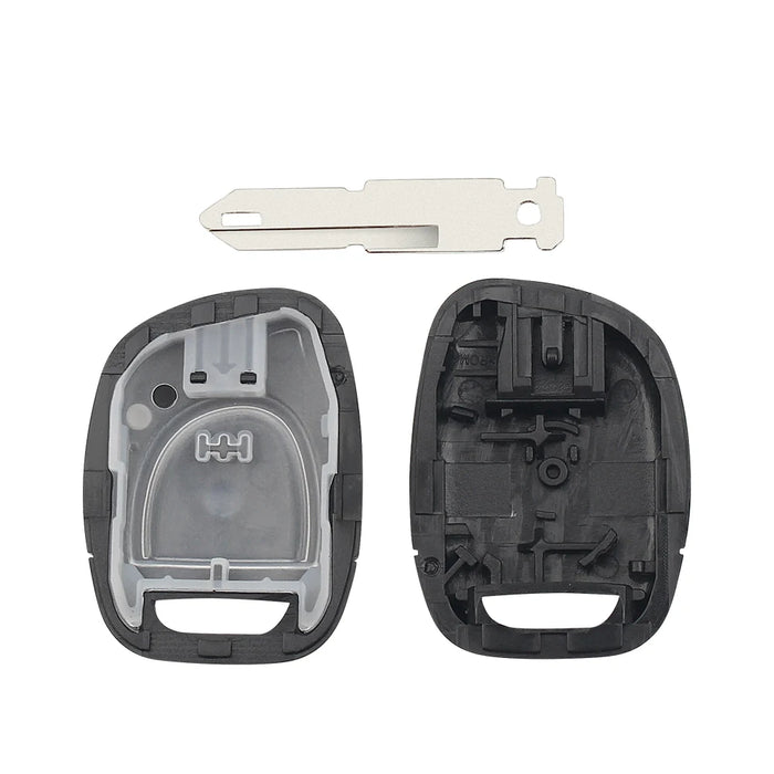 KEYYOU nuovo 1 pulsante Uncut Blade Remote Car Key Shell per Renault Twingo Clio Kangoo Master NO Chip Keyless Entry Fob Case