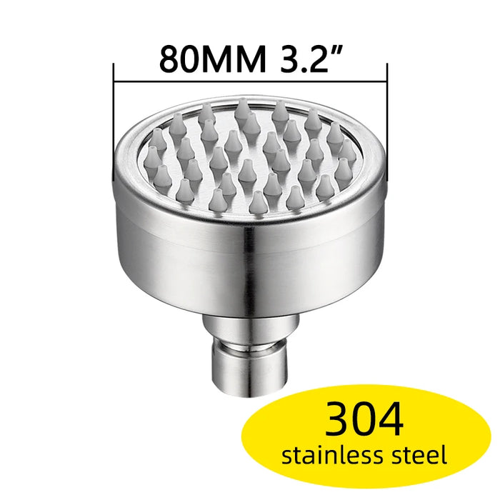 Ciencia Space soffione doccia rotondo in alluminio a risparmio idrico con filtro doccia staccabile può essere pulito