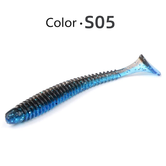 MEREDITH Swing Impact Esche da pesca 55mm 65mm 75mm Pesca Esche morbide Pesca in mare Leurre Souple Esche in silicone Esca