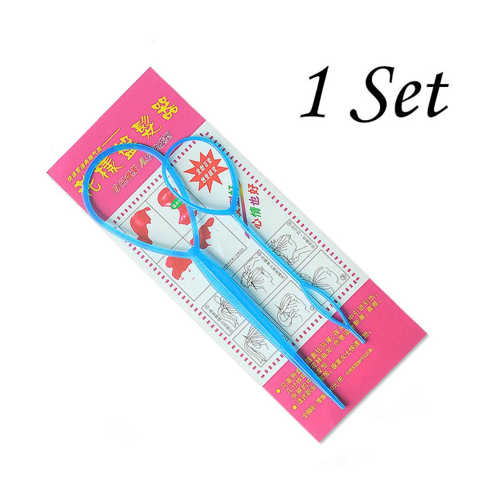 Strumento per lo styling dei capelli in plastica Magic Topsy Tail Treccia per capelli Coda di cavallo Styling Clip Bun Maker per acconciature per ragazze
