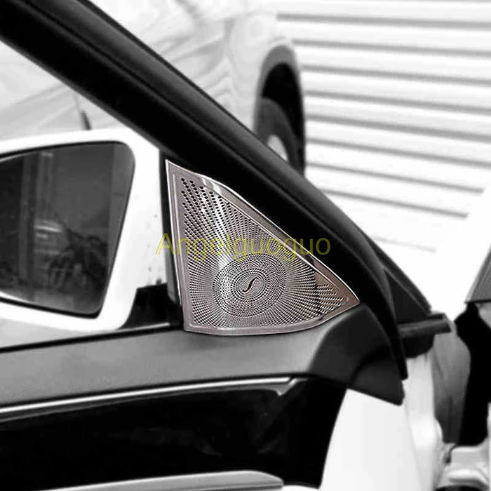 AngelguoguoCar Finestra di vetro ascensore button Trim Copertura autoadesivo per Mercedes Benz A/B/C(W204)/E(W212)/GLA /CLA/ GLK/ GLE-classe