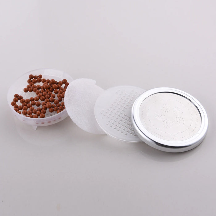 Ciencia Space soffione doccia rotondo in alluminio a risparmio idrico con filtro doccia staccabile può essere pulito