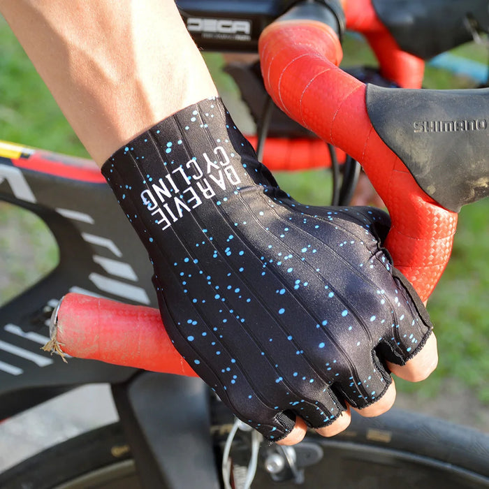 DAREVIE Guanti da ciclismo AERO guanti da ciclismo antiscivolo ad alta velocità leggeri e traspiranti Cool Dry mezze dita guanti da bici MTB Road