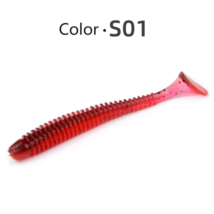 MEREDITH Swing Impact Esche da pesca 55mm 65mm 75mm Pesca Esche morbide Pesca in mare Leurre Souple Esche in silicone Esca