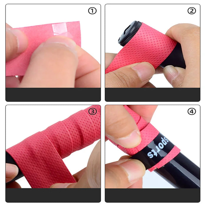 1 pz canna da pesca manico per racchetta cintura avvolgente assorbente cintura sudore nastro antiscivolo Badminton racchetta da Tennis impugnatura accessorio sportivo
