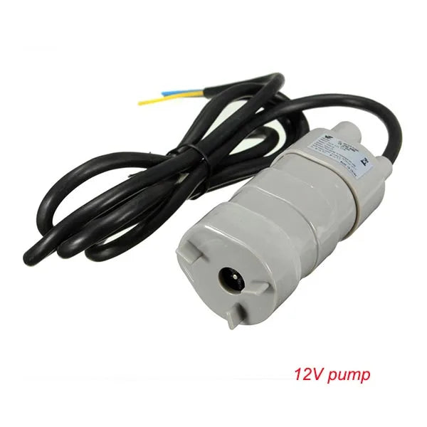 La migliore vendita 12V 24V 600L/H pompa dell'acqua sommergibile Dc ad alta pressione pompa dell'acqua micromotore a tre fili con adattatore