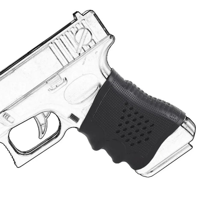Fondina tattica con impugnatura in gomma adatta per la copertura del manicotto in gomma Glock La maggior parte della custodia per pistola Glock Pistola da caccia
