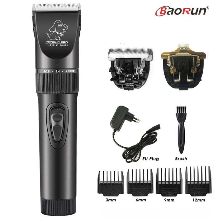 BaoRun P6 Tagliacapelli professionale per cani Ricaricabile Pet Cat Grooming Clipper Rasoio Taglierine elettriche a basso rumore Macchina per taglio di capelli
