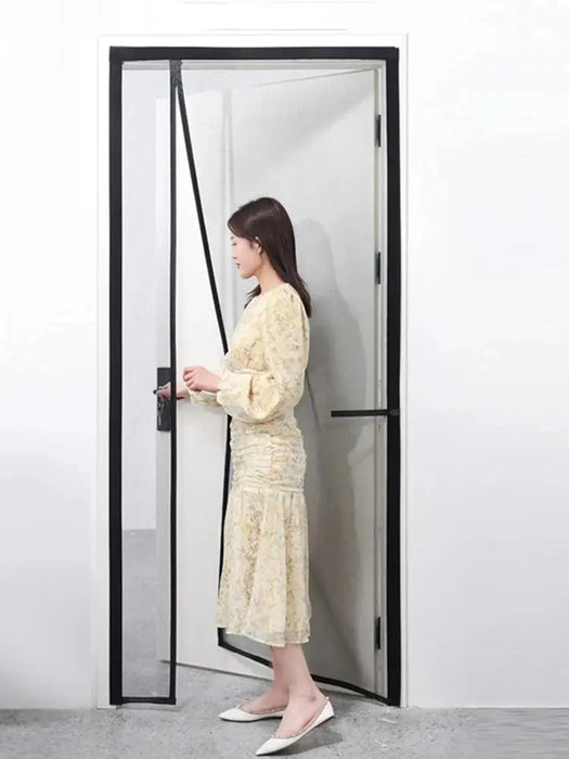 Anti-zanzara estate chiusura automatica zanzariera magnetica porta invisibile maglia Anti Bug Fly partizione tenda maglia magica