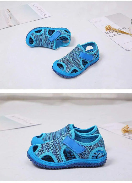 Estate neonate ragazzi sandali bambini sandali da spiaggia fondo morbido scarpe antiscivolo per bambini scarpe da esterno anticollisione