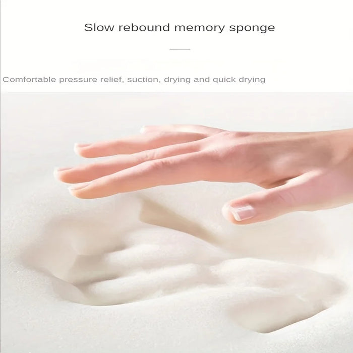 Tappetino da bagno assorbente per capelli lunghi, doccia pelosa, tappetino per pulire i piedi, tappetino antiscivolo per WC, tappetino da ingresso