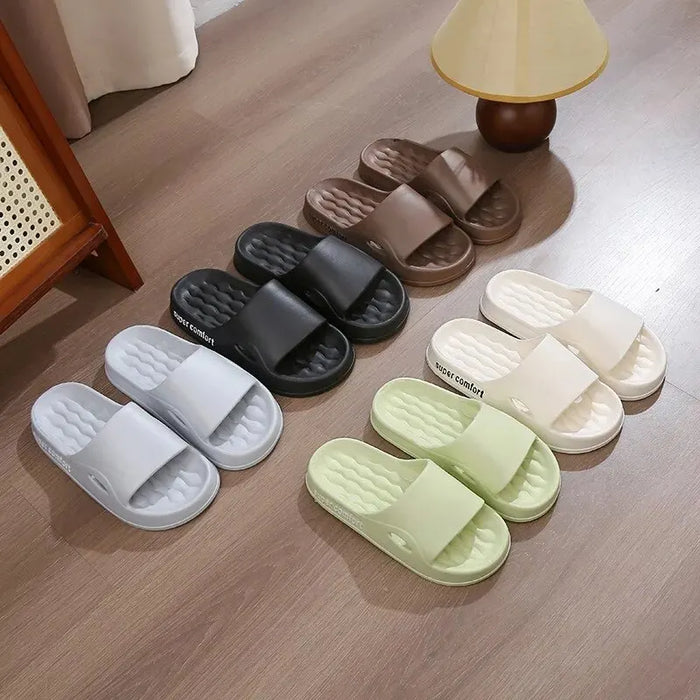 Pantofole con plateau spesse per le donne casa morbida suola cuscino diapositive sandali donna estate spiaggia infradito antiscivolo pantofola da bagno