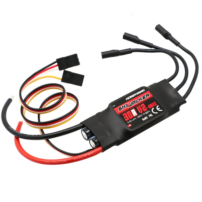Hobbywing Skywalker 40A 50A 60A 80A 15A 20A 30A 100A 120A V2 regolatore di velocità ESC con UBEC per elicottero RC aeroplani