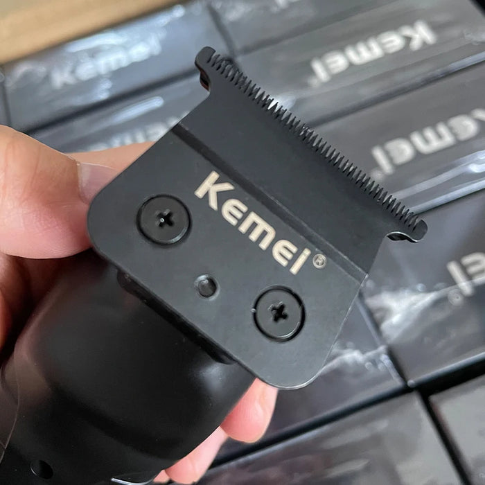 Kemei 2299 Barber Cordless Hair Trimmer 0mm Zero Gapped Carving Clipper Detailer macchina da taglio elettrica professionale