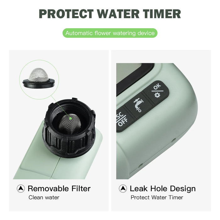 HCT-322 Timer automatico dell'acqua macchina per l'irrigazione digitale da giardino irrigatore intelligente utilizzato all'aperto per risparmiare acqua e tempo