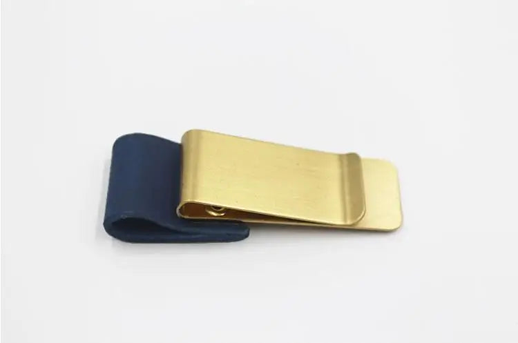 Portapenne per notebook Fromthenon Travelers Clip per penna in pelle retrò in metallo in acciaio inossidabile per diario per notebook Midori Travelers