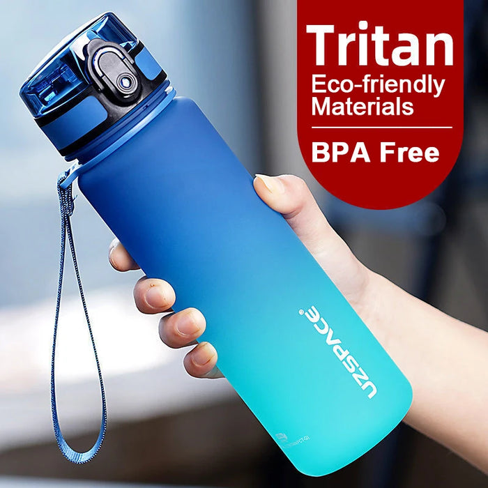 UZSPACE Borse acqua calda 500/1000ML Proteine Shaker Diretta Drink Outdoor Sport Tour Portatile A Perfetta Tenuta di Plastica Tritan La Mia Bottiglia BPA Libero