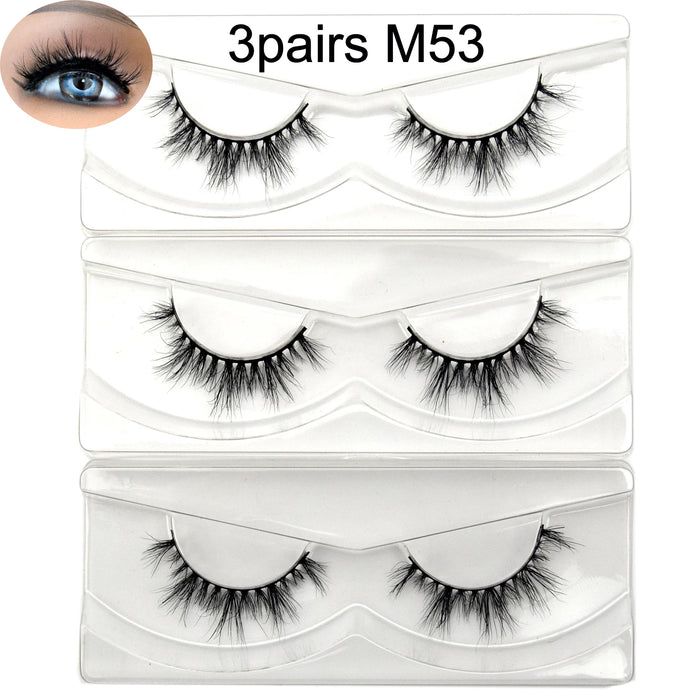Ciglia Visofree Ciglia di visone 3D Ciglia naturali fatte a mano Ciglia finte lunghe e morbide Ciglia di visone cruelty free ad alto volume D101
