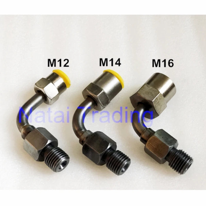 Parte del connettore del tubo del banco di prova Common Rail diesel Pompa dell'iniettore di carburante Collegare il giunto al tubo del carburante Common Rail