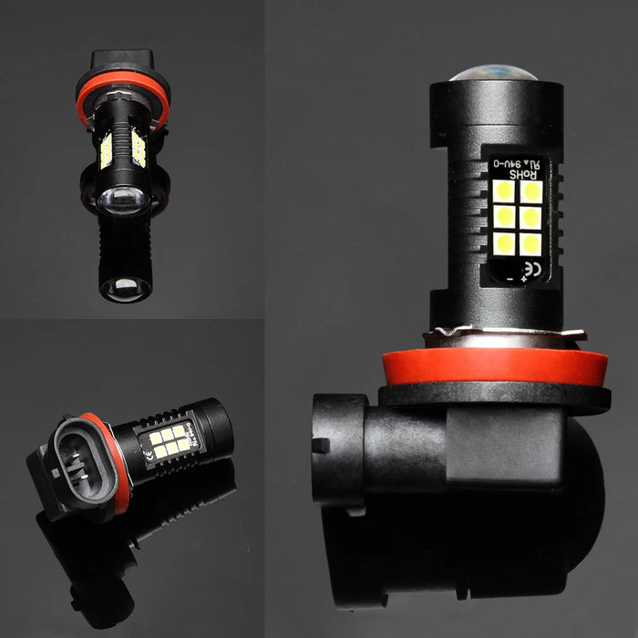 2 pz H8 H11 Led HB4 9006 HB3 9005 fendinebbia lampadina 3030SMD 1200LM 6000K bianco Auto guida lampada da corsa Auto Led luce 12V 24V