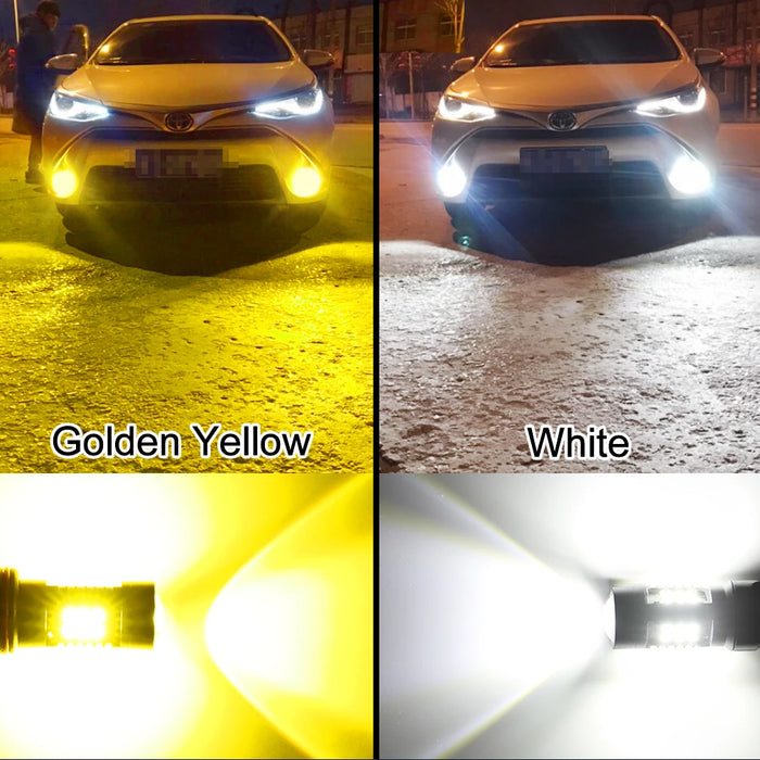 2 pz H8 H11 Led HB4 9006 HB3 9005 fendinebbia lampadina 3030SMD 1200LM 6000K bianco Auto guida lampada da corsa Auto Led luce 12V 24V