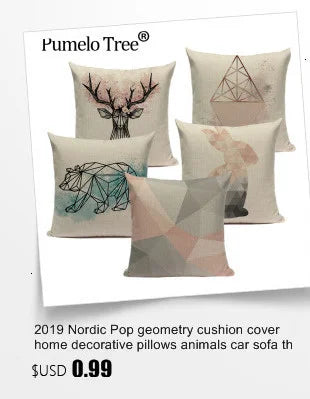 Fodere per cuscini con cuore giallo Fodera per cuscino geometrica nordica Grafico Decorazione personalizzata Federa per cuscino con cervo per la casa per cuscino Cojin