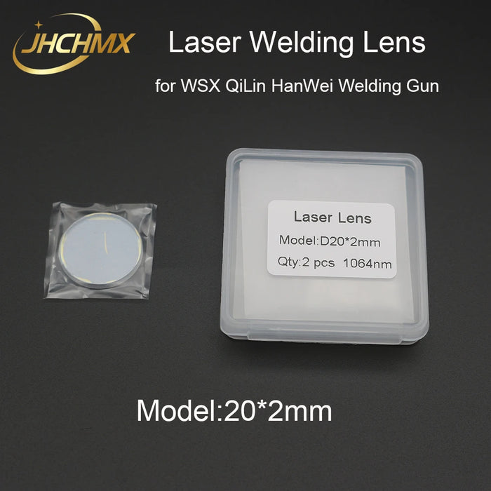 JHCHMX fibra Laser saldatura a mano lente ottica protettiva guarnizione anello a molla per saldatura 18*2 20*2/3/4mm 1064nm per WSX QiLin HanWei