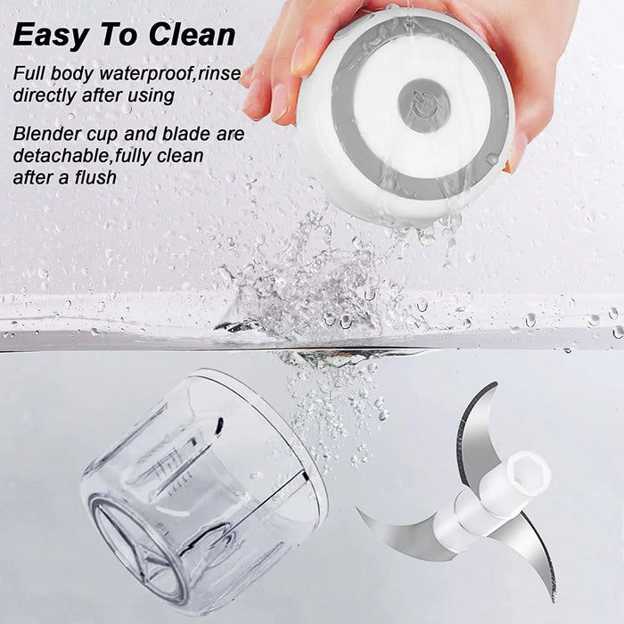 Tritatutto elettrico da cucina Mini tritatutto per aglio tritatutto portatile USB tritacarne tritacarne per gadget da cucina