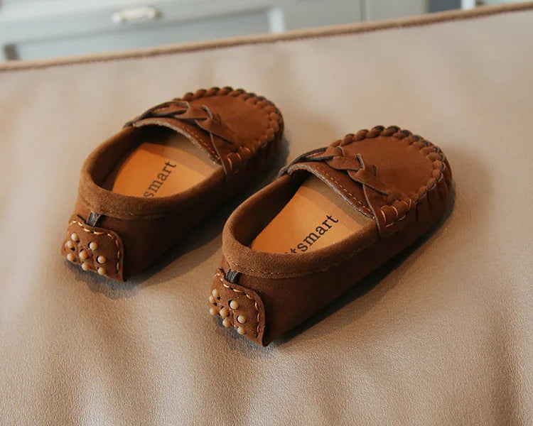 JGVIKOTO Ragazzi Ragazze Scarpe Moda Morbide Mocassini per bambini Appartamenti per bambini Scarpe da barca casual Mocassini da sposa per bambini Scarpe in pelle