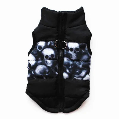 Vestiti caldi invernali per cani per cani di piccola taglia Abbigliamento per animali domestici Vestito per cuccioli Giacca per cani antivento Chihuahua Cappotto per bulldog francese Gilet Yorkies