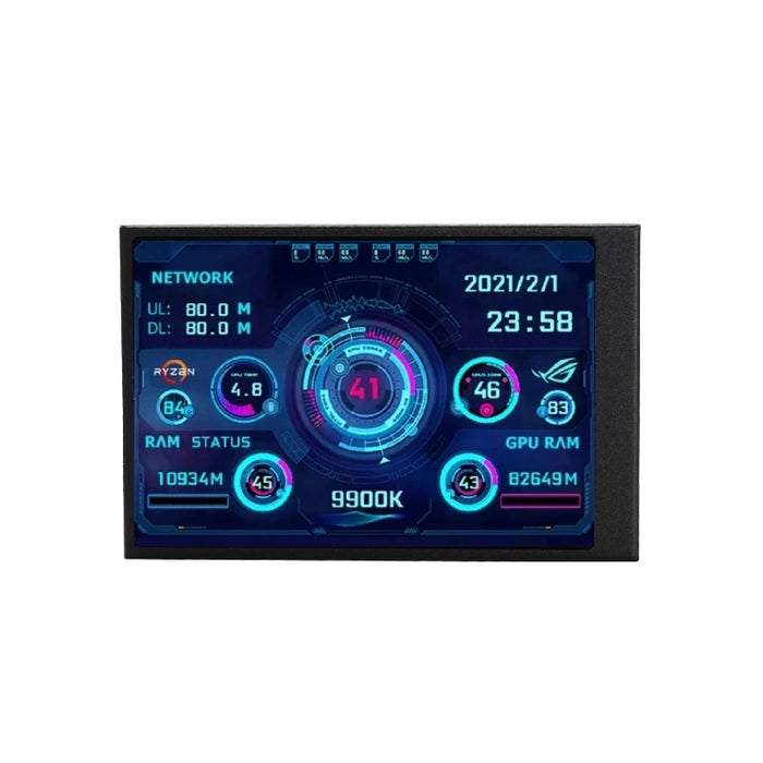Nuovo 3.5 pollici IPS TYPE-C schermo secondario Computer CPU GPU RAM HDD monitor Display usb per liberamente AIDA64