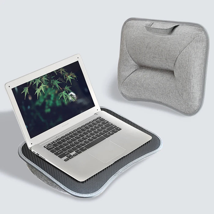 Scrivania multifunzionale per Laptop mumuc con cuscino e riempita con particelle di schiuma, tavolo piccolo cuscino, tappetino per Mouse rigido grande
