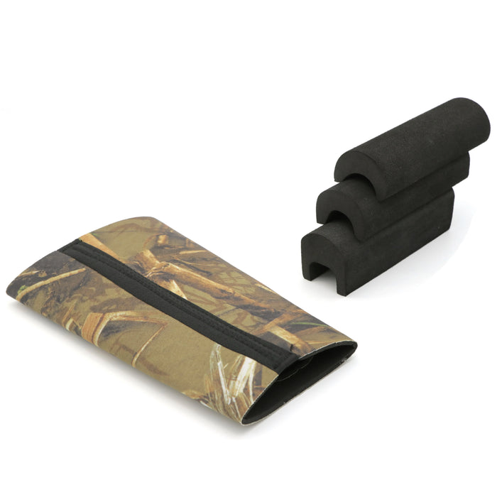 Tourbon Accessori da caccia Pettine per pistola Poggiaguancia Raiser Pistola Buttstock Copertura antiscivolo Neoprene Slip On con 3 inserti pastiglie